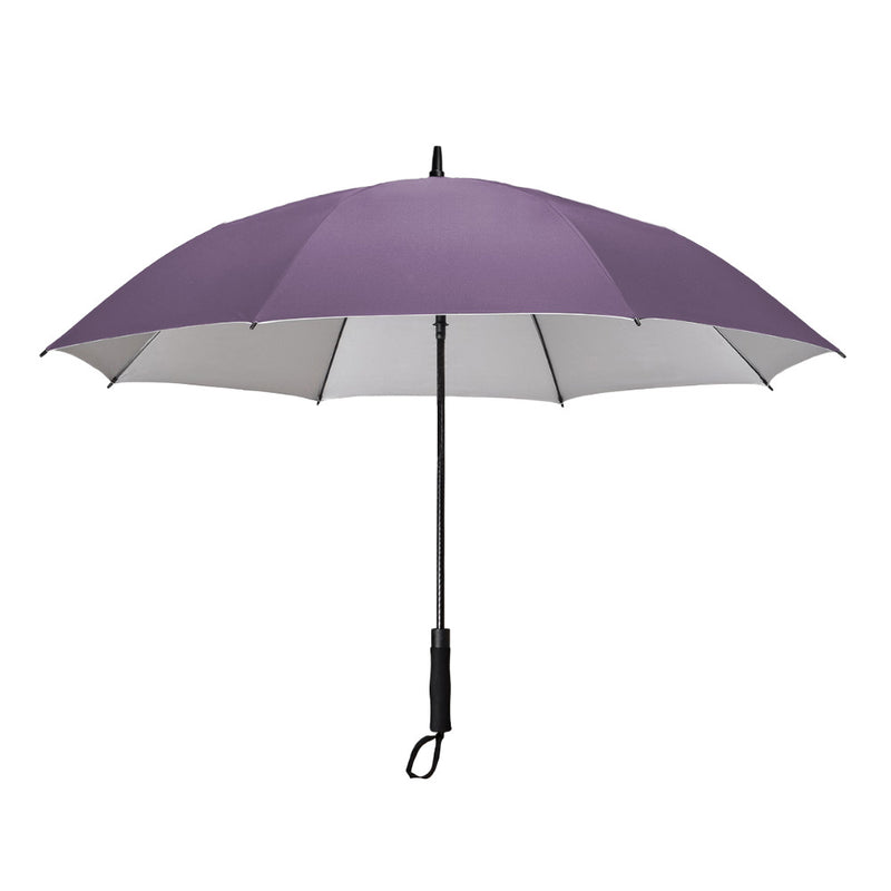 Style Homez Luxury Collection Extra Large Auto Open Single Canopy Golf Umbrella, Wind Proof Vent Canopy Royal Purple Color (150 cm | 60 inch)