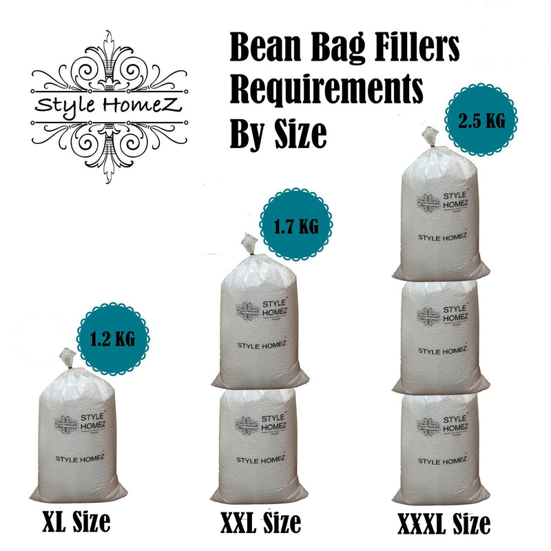 Style Homez 10 kg Premium Refill for Bean Bags (Polystyrene)