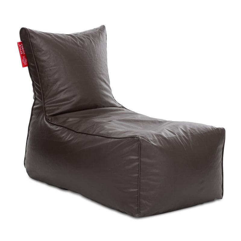 Style Homez Alexa Luxury Lounge XXXL Bean Bag Chocolate Brown Color Filled with Beans