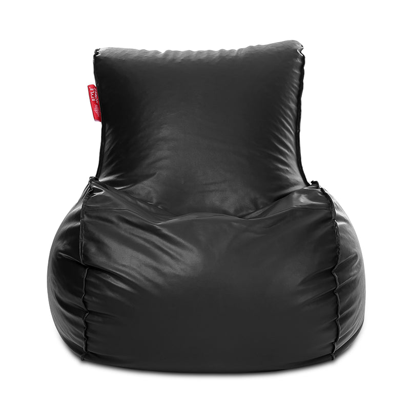 Style Homez Mambo Lounger XXXL Bean Bag Black Color Cover Only