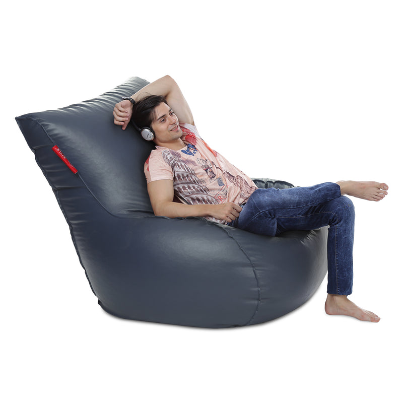 Style Homez Mambo Lounger XXXL Bean Bag Grey Color Cover Only