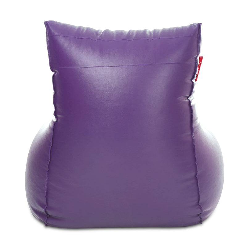 Style Homez Mambo Lounger XXXL Bean Bag Purple Color Filled with Beans