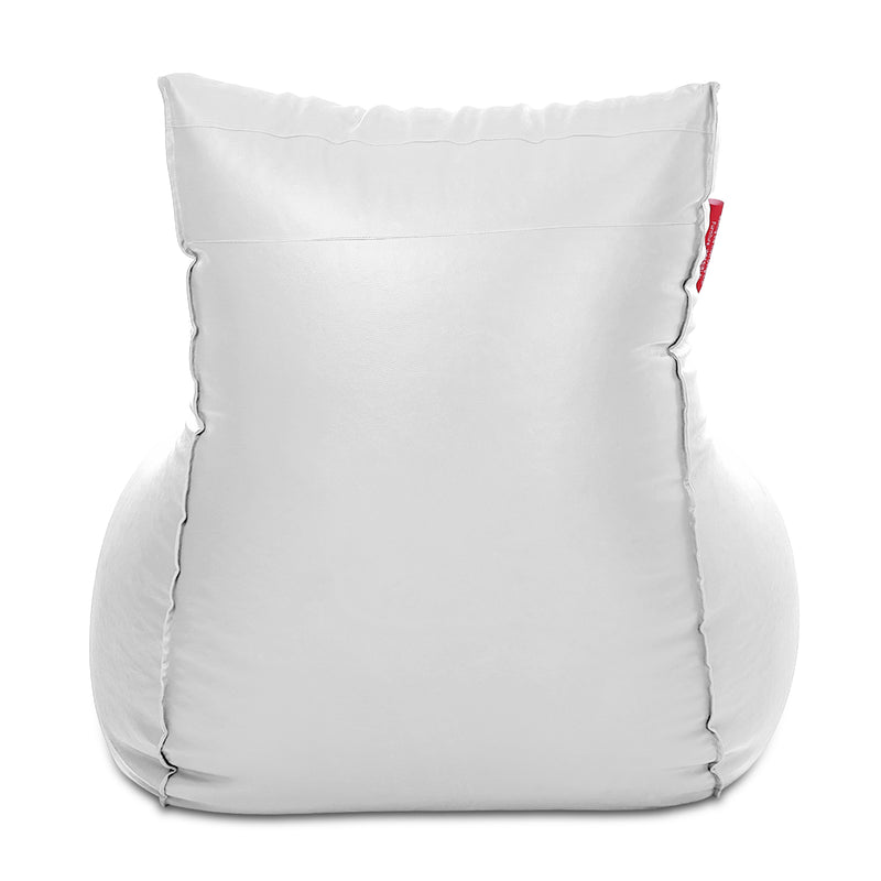 Style Homez Mambo Lounger XXXL Bean Bag White Color Filled with Beans