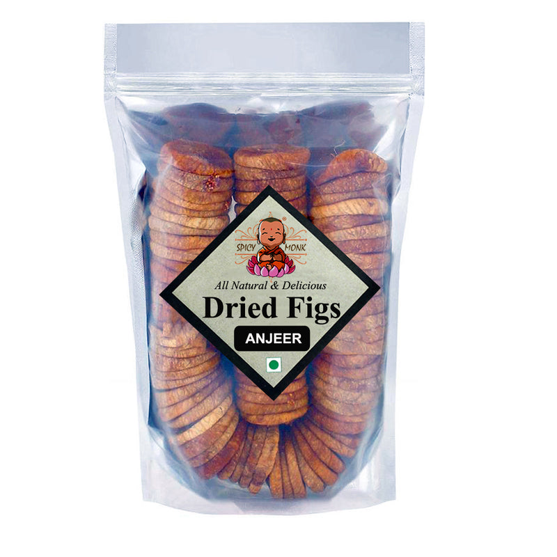 Spicy Monk Premium Quality Dried Figs 1 kg (1000 gms) - King Size Afgani Anjeer A Grade