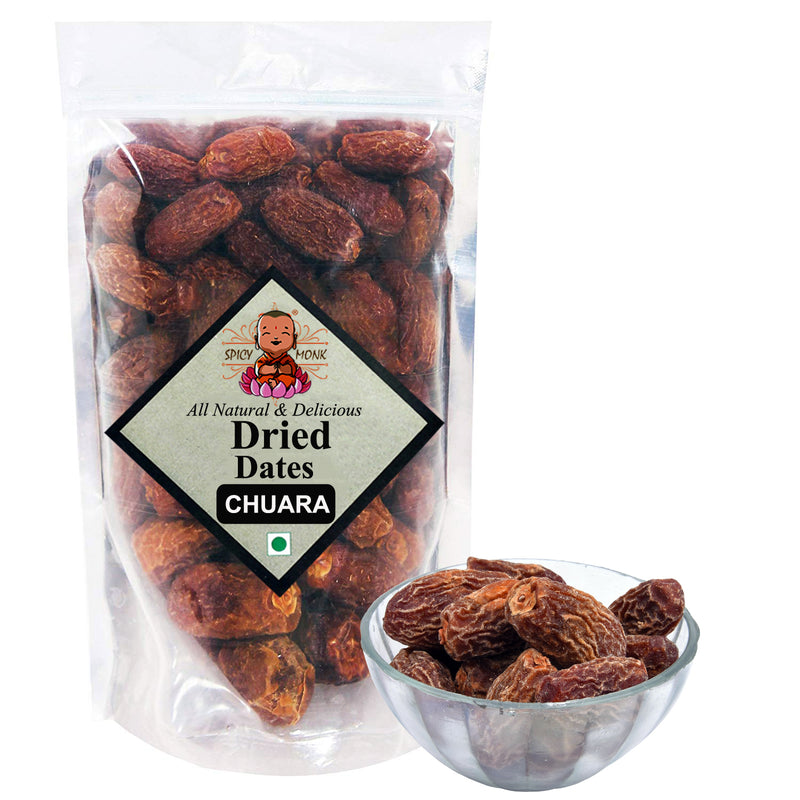 Spicy Monk Dried Dates Grade Medium (Kala Chuara) 0.25 kg (250 gms)
