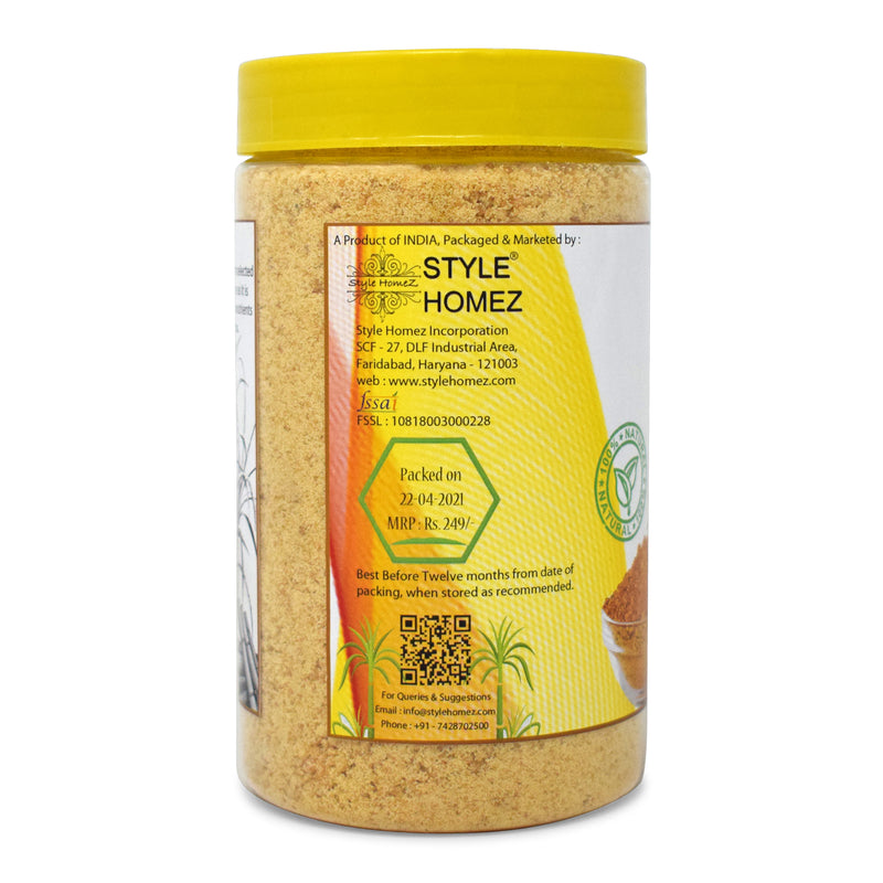 Spicy Monk 100% Natural & Pure Jaggery powder | Gur powder 500 gm pack