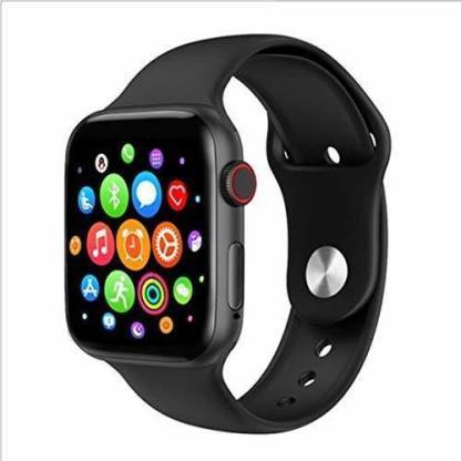 TXOR VERVE T500 Smart Watch with Bluetooth Calling 44mm Color Touch Screen for ANDROID and IOS Black Strap and Wireless Charger