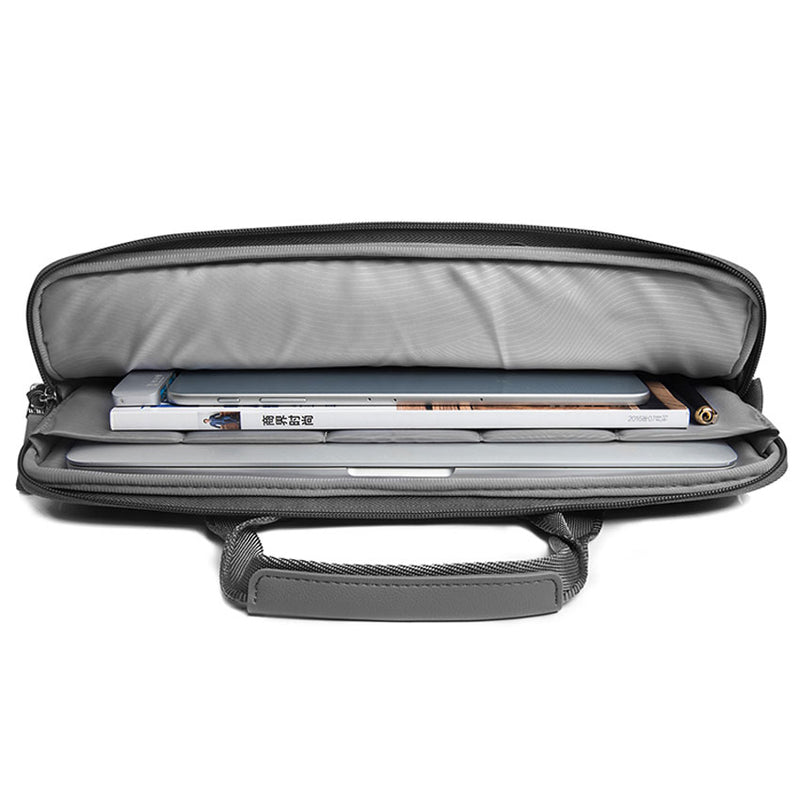 WIWU® Athena Messenger 13.3" Laptop Bag Premium Nylon Fabric and Multi Pockets for Mac-book, Grey