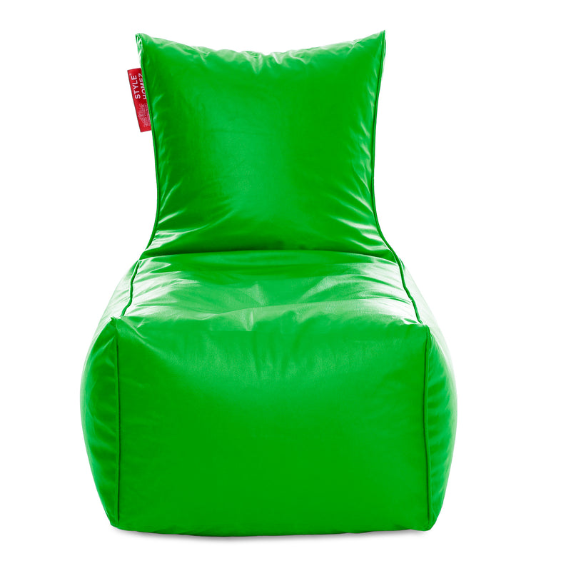 Style Homez Alexa Luxury Lounge XXXL Bean Bag Parrot Green Color Filled with Beans