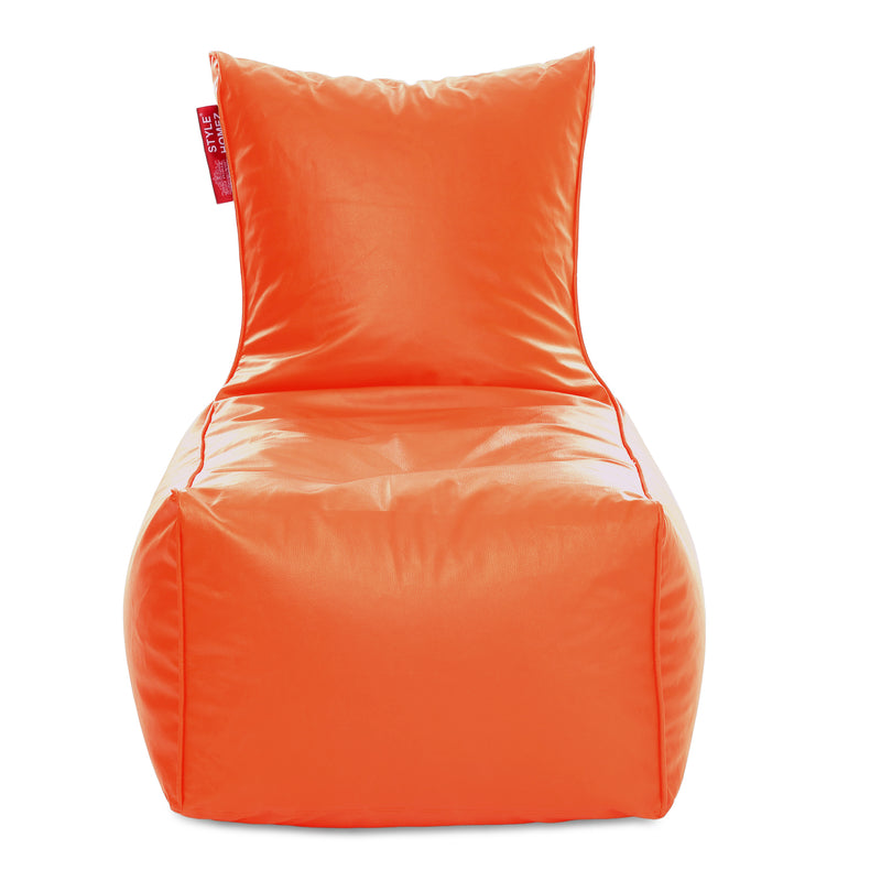 Style Homez Alexa Luxury Lounge XXXL Bean Bag Orange Color Cover Only