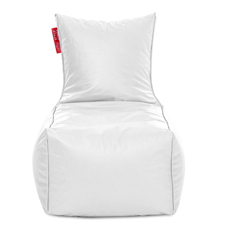 Style Homez Alexa Luxury Lounge XXXL Bean Bag Elegant White Color Cover Only
