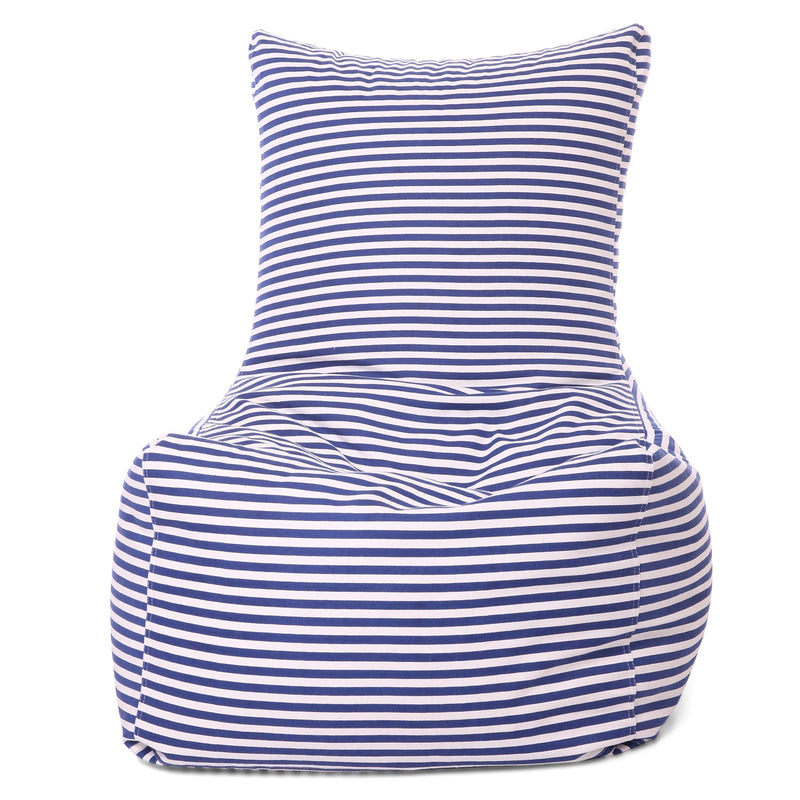 Style Homez Chair Cotton Canvas Stripes Printed Bean Bag XXL Size with Fillers