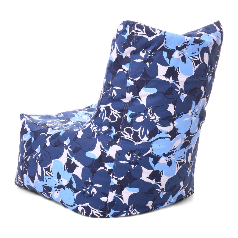 Style Homez Chair Classic Cotton Canvas Floral Printed Bean Bag XXL Size Cover Only