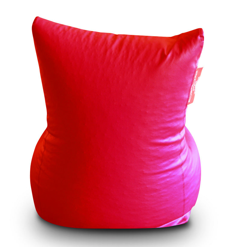 Style Homez Premium Leatherette XXL Bean Bag Chair Red Color Cover Only