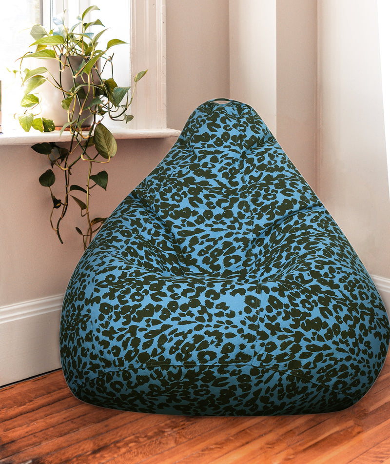 Style Homez Classic Cotton Canvas Abstract Printed Bean Bag XL Size Cover Only