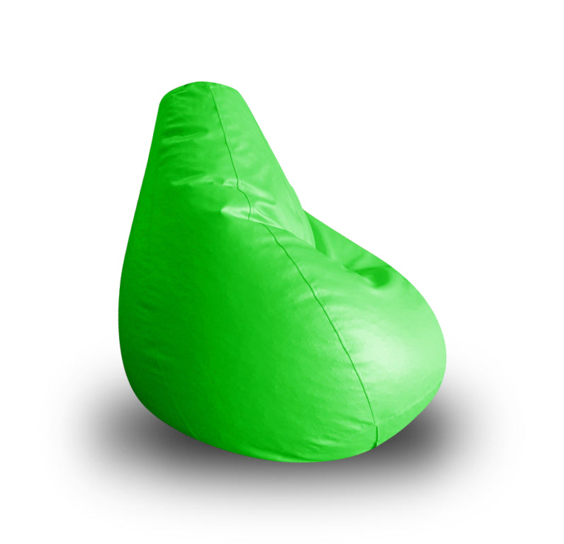 Style Homez Premium Leatherette Classic Bean Bag XL Size Green Color, Cover Only