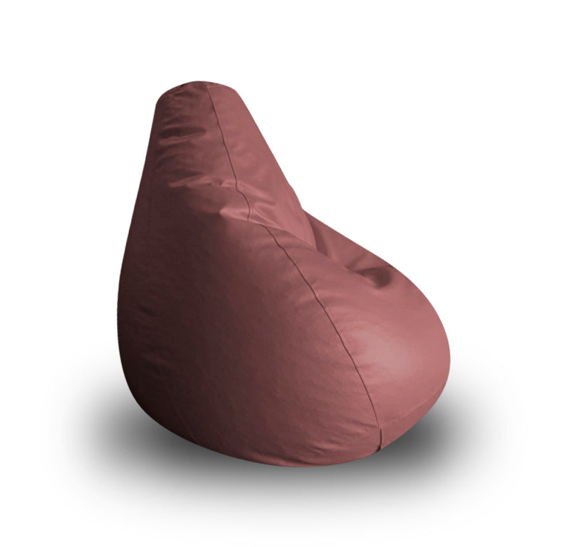 Style Homez Premium Leatherette Classic Bean Bag XL Size Maroon Color, Cover Only