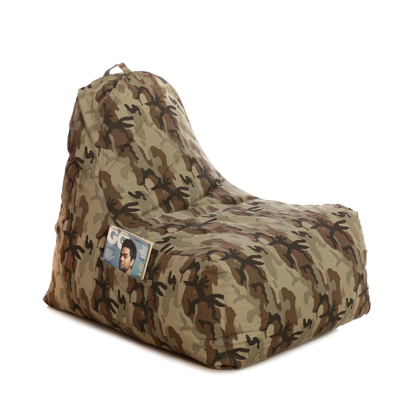 Style Homez Hackey Cotton Canvas Camouflage Printed Bean Bag XXL Size Cover Only