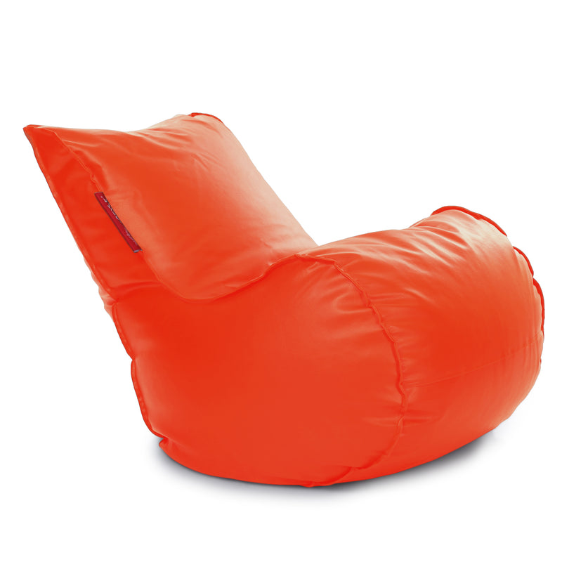 Style Homez Mambo XL Bean Bag Orange Color Filled with Beans