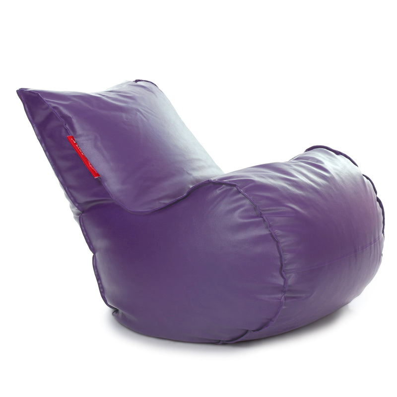 Style Homez Mambo XL Bean Bag Purple Color Filled with Beans