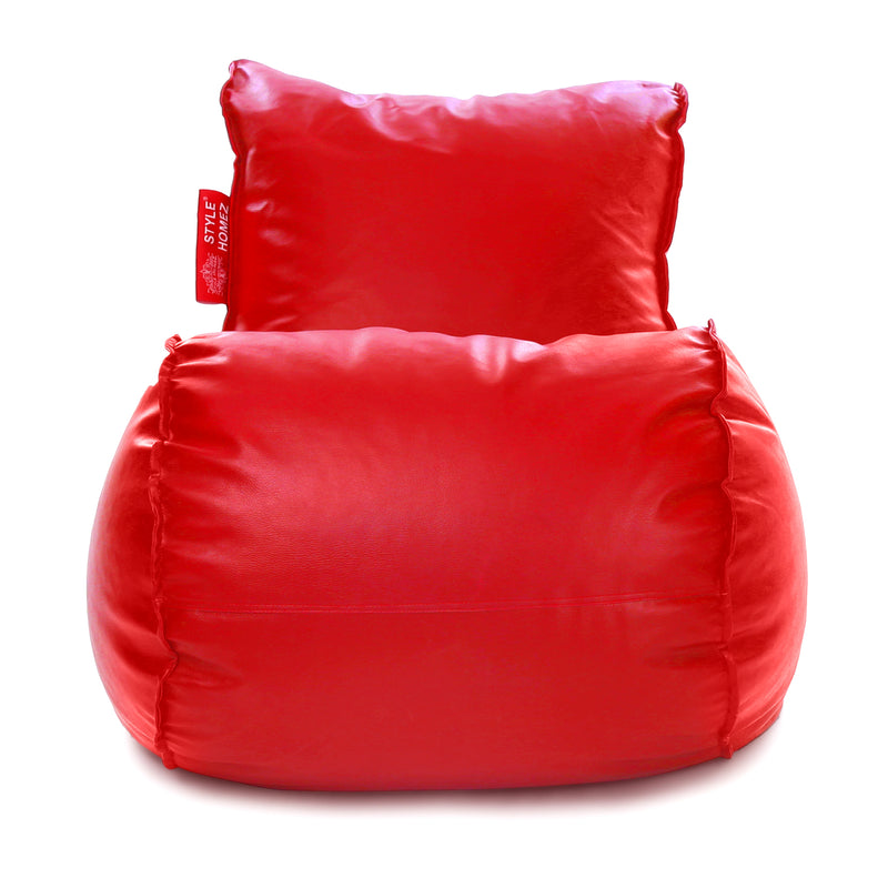 Style Homez Mambo XL Bean Bag Red Color Filled with Beans