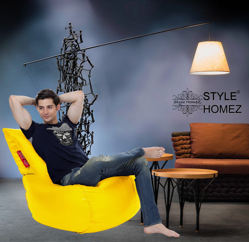 Style Homez Mambo XL Bean Bag Yellow Color Cover Only
