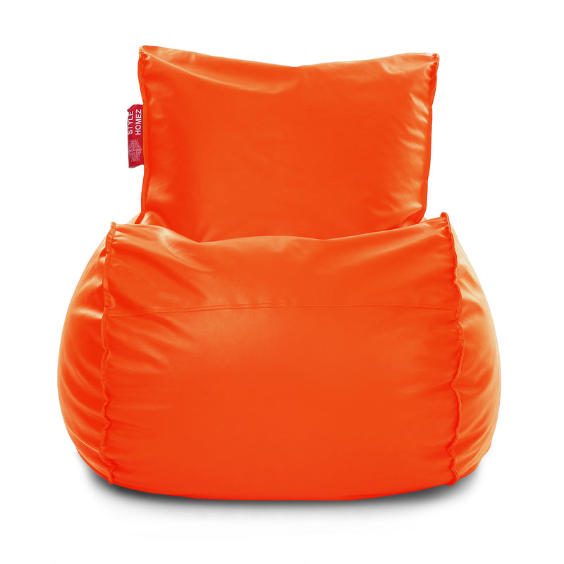 Style Homez Mambo XXL Bean Bag Orange Color Filled with Beans