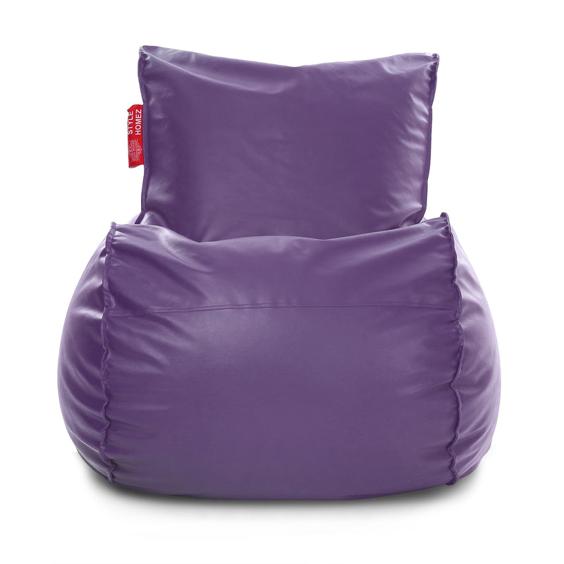 Style Homez Mambo XXL Bean Bag Purple Color Filled with Beans