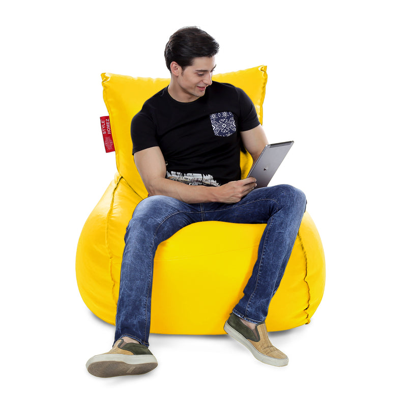 Style Homez Mambo XXL Bean Bag Yellow Color Cover Only