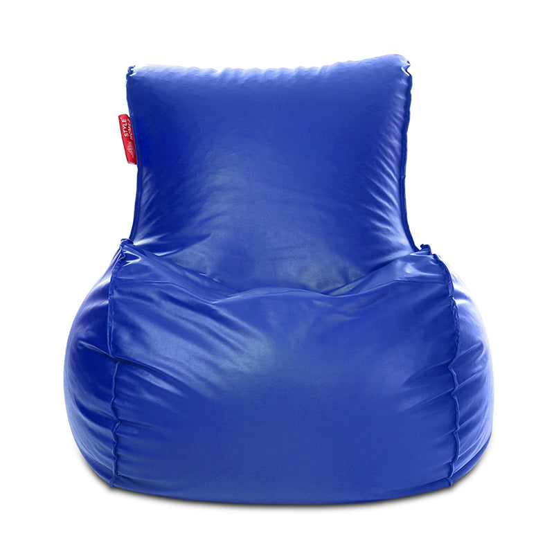 Style Homez Mambo Lounger XXXL Bean Bag Blue Color Filled with Beans