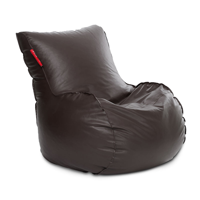 Style Homez Mambo Lounger XXXL Bean Bag Chocolate Brown Color Filled with Beans