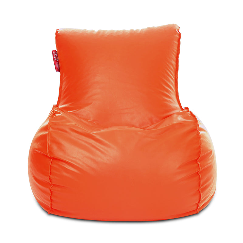 Style Homez Mambo Lounger XXXL Bean Bag Orange Color Cover Only