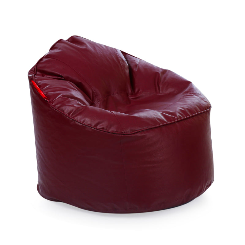 Style Homez Premium Leatherette Mooda Rocker Lounger Bean Bag XXL Size Maroon Color Cover Only