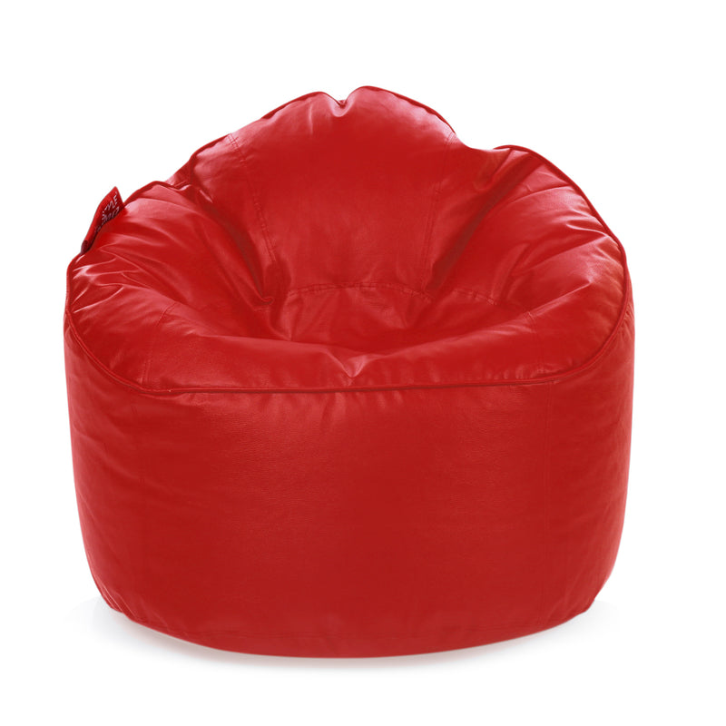 Style Homez Premium Leatherette Mooda Rocker Lounger Bean Bag XXL Size Red Color Cover Only