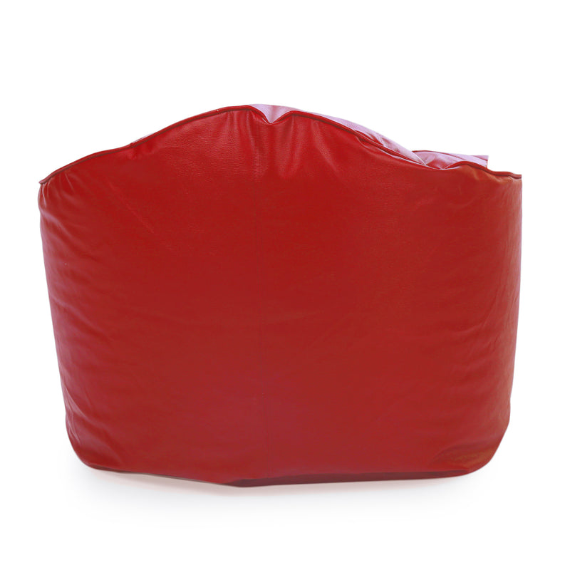 Style Homez Premium Leatherette Mooda Rocker Lounger Bean Bag XXL Size Red Color Cover Only