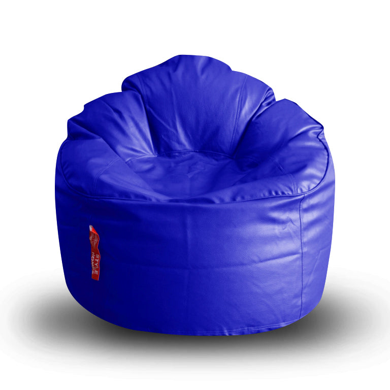 Style Homez Mooda Rocker Lounger Bean Bag XXXL Size Royal Blue Color Filled with Beans Fillers