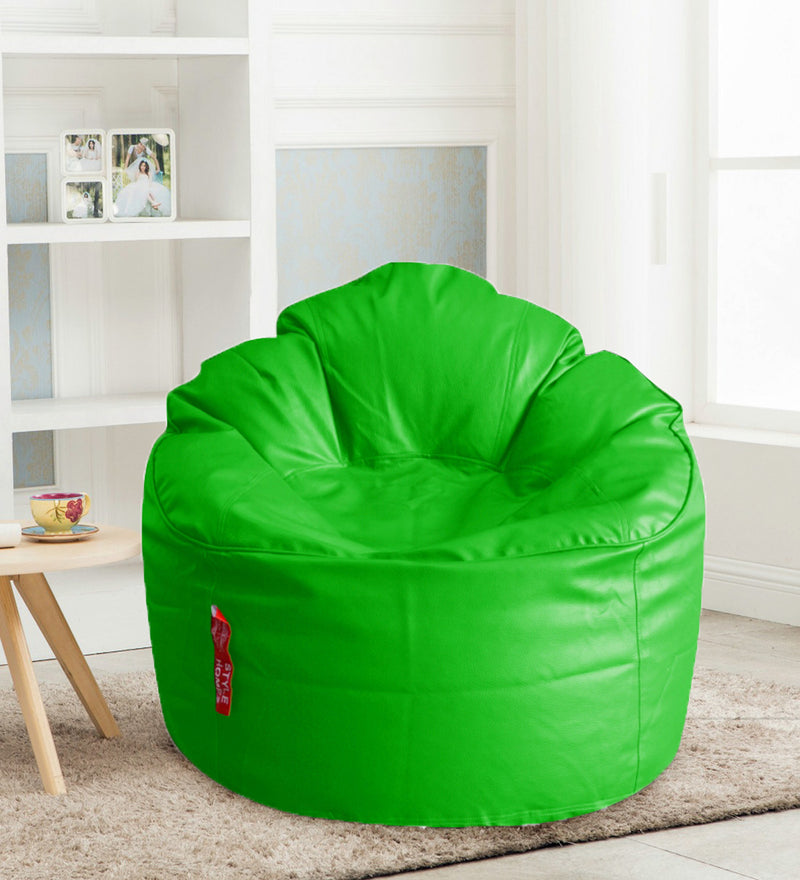 Style Homez Mooda Rocker Lounger Bean Bag XXXL Size Green Color Filled with Beans Fillers