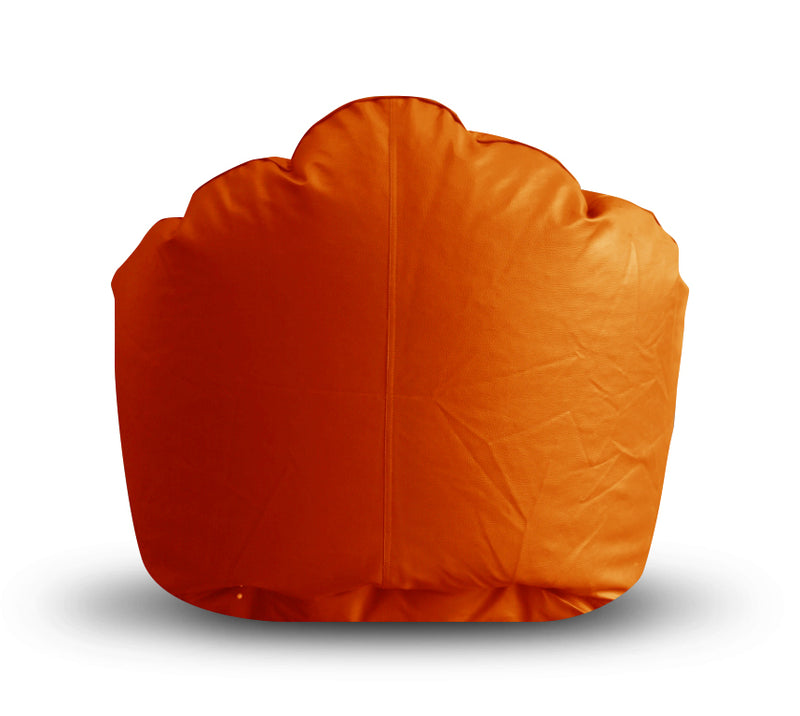 Style Homez Mooda Rocker Lounger Bean Bag XXXL Size Orange Color Filled with Beans Fillers