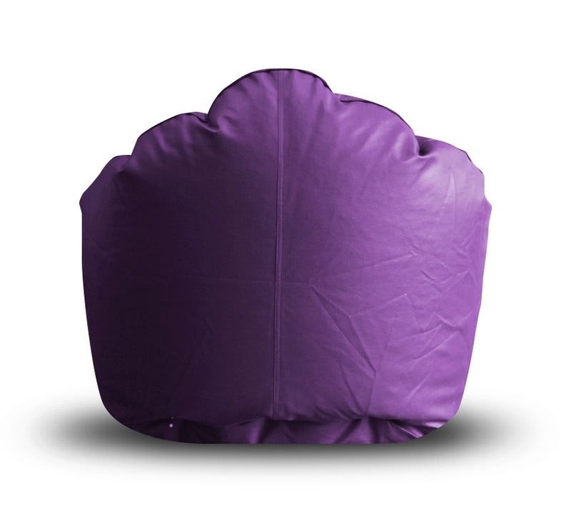Style Homez Mooda Rocker Lounger Bean Bag XXXL Size Purple Color Filled with Beans Fillers