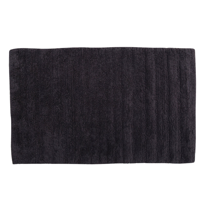 Style Homez Luxurious Hand Tufted  Large Size Soft Feel Cotton Bath Mat, Slate Grey Color