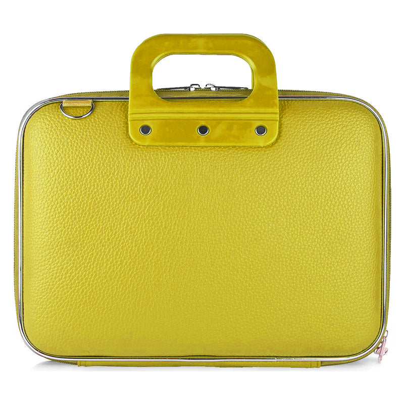 Style Homez VEVYY, Stylish Unisex Hard Shell Briefcase Laptop Bag with Strap for 14" Laptop, Bee Yellow Color
