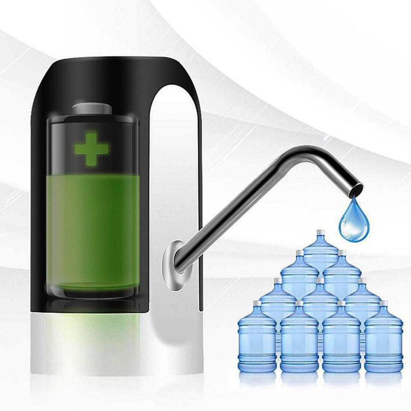 Style Homez TURBO, Wireless Automatic Water Bottle CAN Dispenser with Motor and inbuilt 2000 mAh Rechargeable Battery