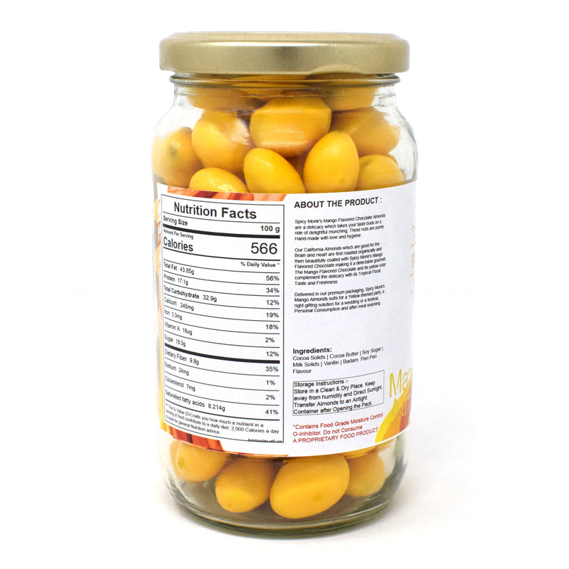 Spicy Monk Dipped Almonds - Badam Mango 0.25 kg (250 gms)