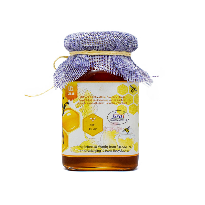 Spicy Monk 100% Pure & Natural Acacia Honey 250 gm