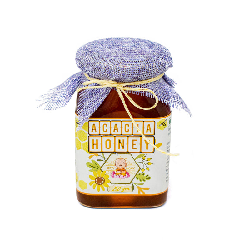 Spicy Monk 100% Pure & Natural Acacia Honey 250 gm