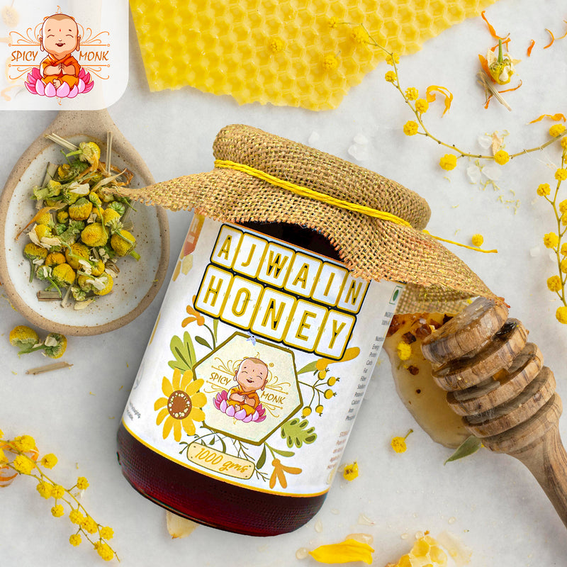 Spicy Monk 100% Pure & Natural Ajwain Honey 1000 gm