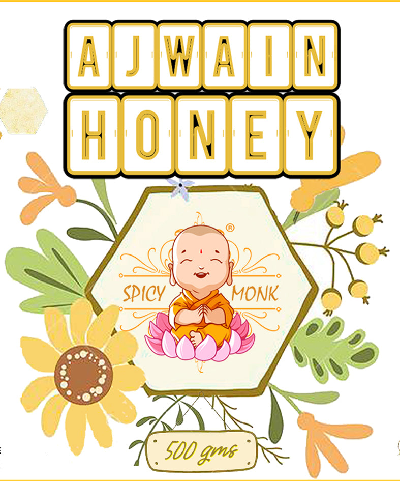 Spicy Monk 100% Pure & Natural Ajwain Honey 500 gm