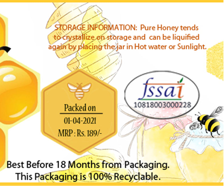 Spicy Monk 100% Pure & Natural Ajwain Honey 50 gm