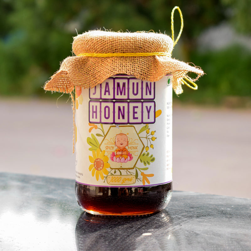Spicy Monk 100% Pure & Natural Jamun Honey 1000 gm