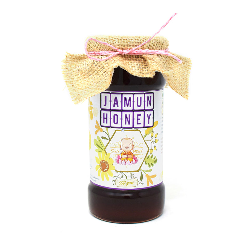 Spicy Monk 100% Pure & Natural Jamun Honey 500 gm